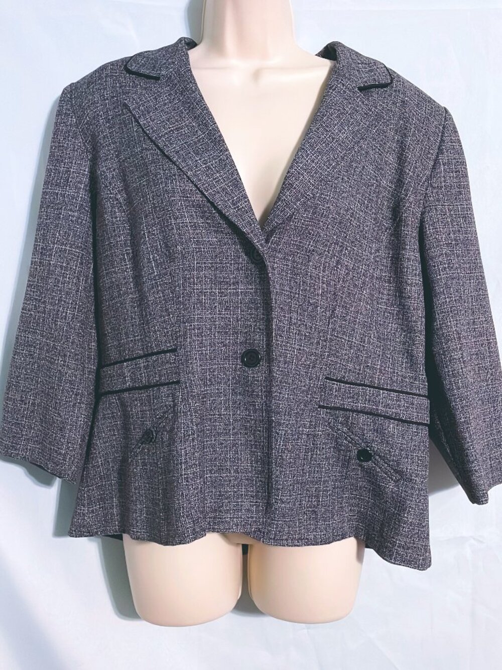 Sag Harbor Gray Blazer Size 14